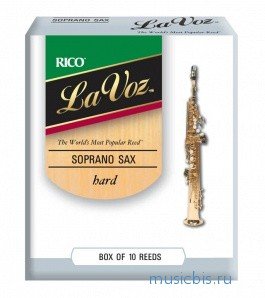 Трости для саксофона-сопрано La Voz, жесткие (Hard)