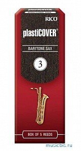 Трости для саксофона баритон, размер 3.0, Rico Plasticover