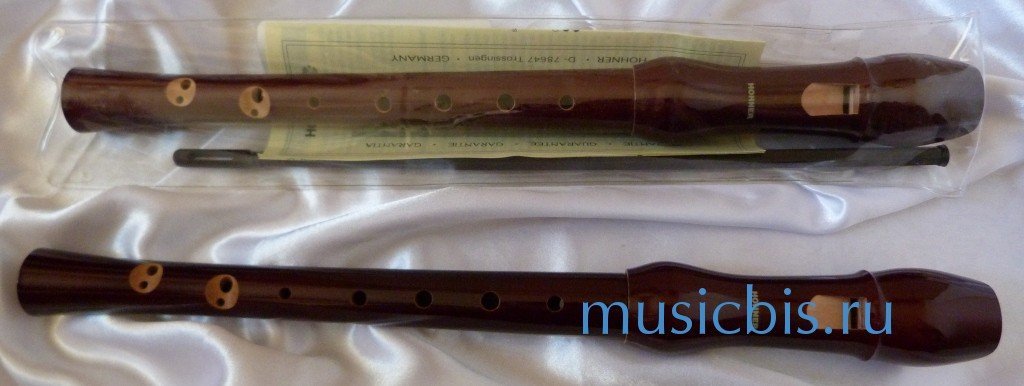 Блок-флейта Hohner, германская система, корпус дерево, двойные отверстия