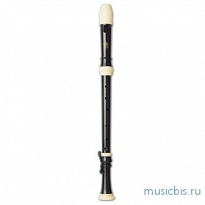 Блок-флейта тенор, барочная система, черная, 3 части, Angel 