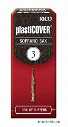 Трости для саксофона сопрано, размер 3.0,Rico, Plasticover