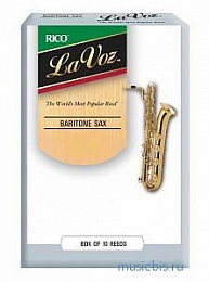 Трости для саксофона баритон Rico La Voz, жесткие (Hard)