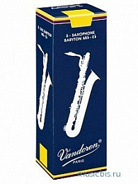 Трости для саксофона баритон Традиционные №2,5  Vandoren