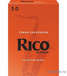Трости для саксофона тенор, размер 3.0, Rico