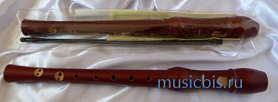 Блок-флейта Hohner, барочная система, корпус дерево,   двойные отверстия